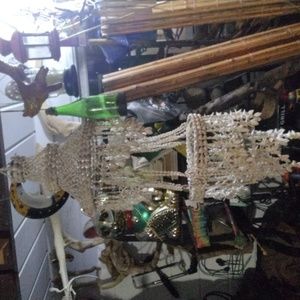 Vintage shell plant hanger